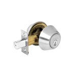 CERROJO CROMO MATE, LLAVE-LLAVE, HERMEX BASIC 23611