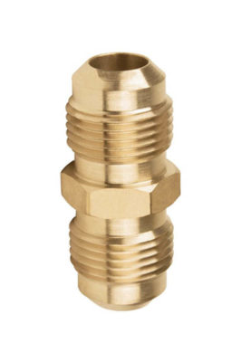 NIPLE UNIÓN DE LATÓN, 3/8" X 3/8" 47438