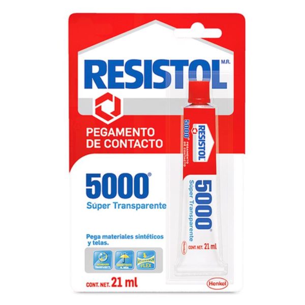 PEGAMENTO DE CONTACTO 21 ML.RESISTOL 5000 ( TUBITO ) 2729
