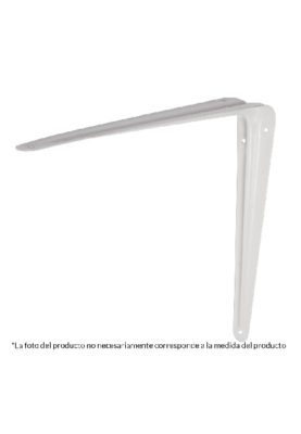 MENSULAS DE ACERO, 10 X 12 , BLANCO 44012