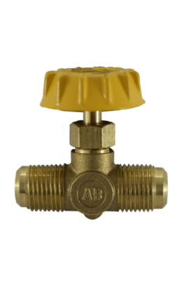 LLAVE GAS 3/8` X 3/8` FLARE BRONCE LG3838F