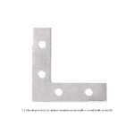 ESCUADRA CANTONERA, 2-1/2" X 2-1/2" 41040XP