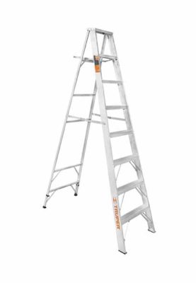 ESCALERA DE TIJERA, ALUMINIO, TIPO LL, 7 ESCALONES 10460