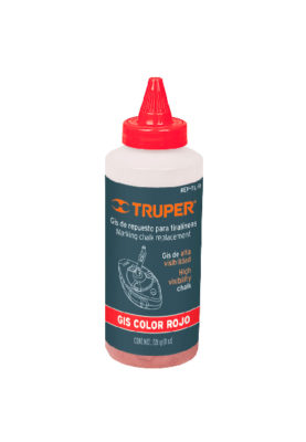 GIS ROJO PARA TIRALÍNEAS, ALTA VISIBILIDAD, 8 OZ, TRUPER- 18578