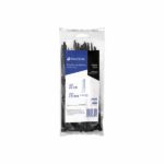 CINCHO PLASTICO, 18 LB, 20 CM, NEGRO, BOLSA CON 100 PZAS 44322