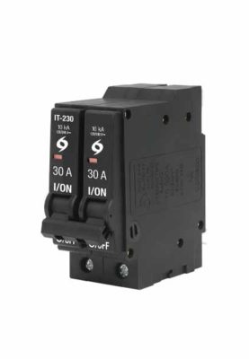 INTERRUPTOR TERMOMAGNÉTICO 2 POLOS 30 A, VOLTECK-  46705