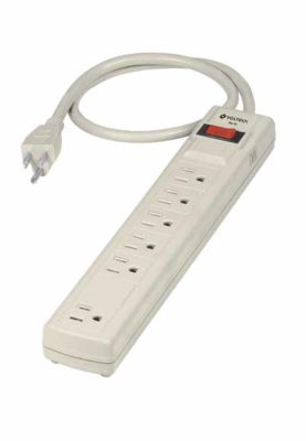 MULTICONTACTO 16 AWG USO RUDO CON 6 ENTRADAS, VOLTECK-  47182