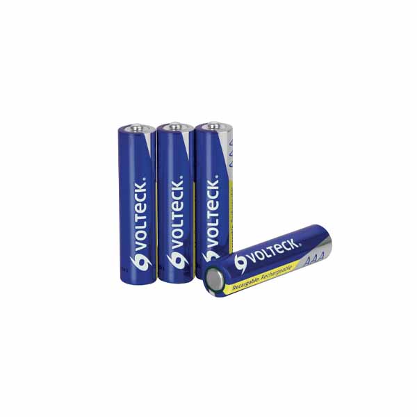 PILAS RECARGABLES, USO GENERAL, AAA, 600 MAH, 4 PIEZAS 47201 - Honcol  Ferreterias