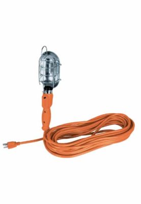 LÁMPARA DE TALLER CON CANASTILLA METÁLICA 14.5 M, VOLTECK-  47261