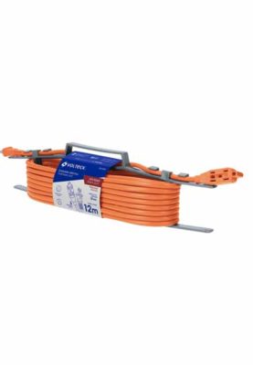 EXTENSIÓN ELÉCTRICA DE USO RUDO 12 M 2X16 AWG, VOLTECK-  48047