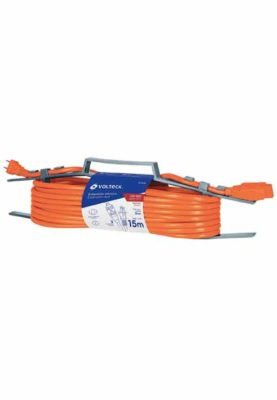 EXTENSIÓN ELÉCTRICA DE USO RUDO 15 M 2X16 AWG, VOLTECK-  48048