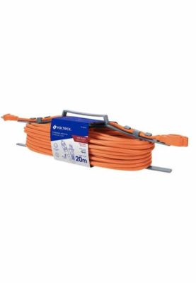 EXTENSIÓN ELÉCTRICA DE USO RUDO 20 M 2X16 AWG, VOLTECK-  48049