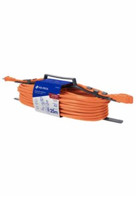 EXTENSIÓN ELÉCTRICA DE USO RUDO 25 M 2X16 AWG, VOLTECK-  48050