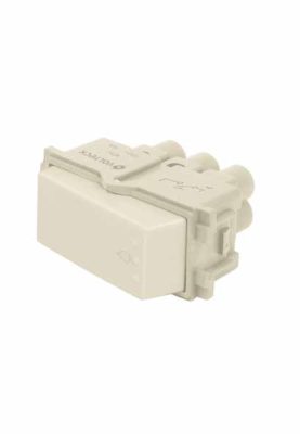 INTERRUPTOR PARA TIMBRE, LÍNEA ITALIANA, COLOR MARFIL-  48099