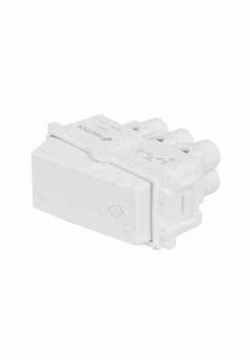 INTERRUPTOR PARA TIMBRE, LÍNEA ITALIANA, COLOR BLANCO-  48139