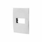 PLACA 1 MÓDULO DE ABS, LÍNEA OSLO, COLOR BLANCO, VOLTECK- 48303