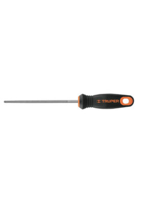 LIMA REDONDA MUZA 6" CON MANGO DOBLE INYECCIÓN, TRUPER-11247