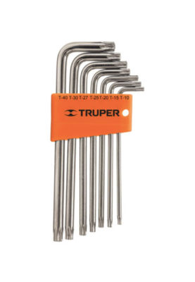 JUEGO DE LLAVES TORX, 7 PIEZAS, LARGAS 15553