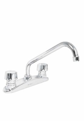 MEZCLADORA FREGADERO, MANERALES METÁLICOS, BASE CURVA, AQUA 44480