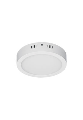 LUMINARIO LED TIPO PLAFÓN 12 W, REDONDO, LUZ DE DÍA, BLANCO-  46713