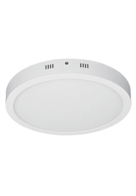 LUMINARIO LED TIPO PLAFÓN 24 W, REDONDO, LUZ DE DÍA, BLANCO-  46717