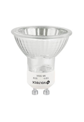 LÁMPARA DE HALÓGENO 50 W TIPO MR 16 BASE GU10, VOLTECK- 48380