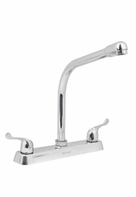 MEZCLADORA FREGADERO, MANERALES PALANCA, CUELLO COBRA, BASIC 49191