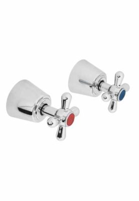 JGO 2 PIEZAS MANERALES GRANDES, CRUCETA, EMPOTRAR, AQUA 49785