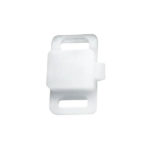 BROCHE DE PRESION ( BLANCO TRASLUCIDO ) RANITA.  BP