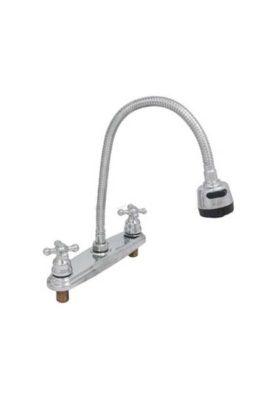 MEZCLADORA PARA FREGADERO CUELLO SPRAY EKON M60414