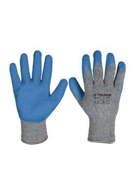 GUANTES DE POLIÉSTER RECUBIERTOS DE LATEX, GRANDES 15267