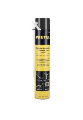 ESPUMA EXPANSIVA, 750 ML, PRETUL 27009