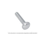 TORNILLO TIPO COCHE GALVANIZADO, 1/4 X 2` POR PIEZA 44715XP