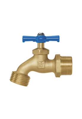 LLAVE CHORRO PARA MANGUERA, DE LATÓN, 180 GR, ENTRADA 3/4", FOSET 49088