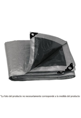 LONA REFORZADA, 3 X 5 M, GRIS 10771