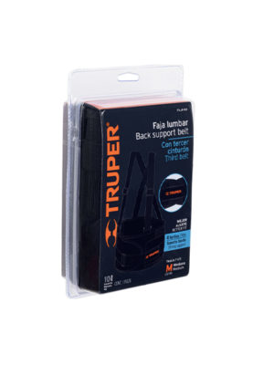 FAJA CON TIRANTES AJUSTABLES, TERCER CINTURÓN, TALLA MEDIANA 14216