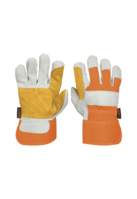 GUANTES DE CARNAZA Y LONETA, CON REFUERZO, UNITALLA 14246