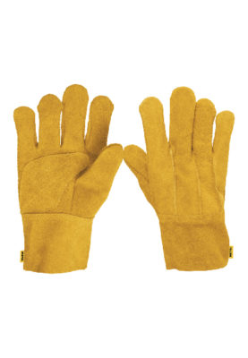 GUANTES DE CARNAZA, CORTOS, PRETUL 23262