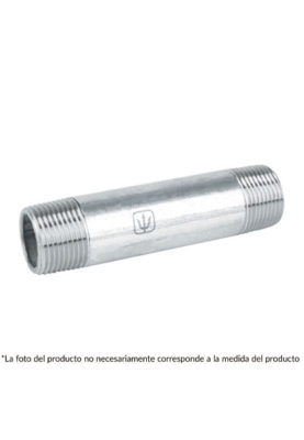 NIPLE, ACERO GALVANIZADO, 1-1/4 X 4", CEDULA 40 FOSET 48830