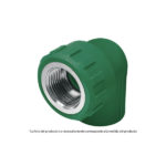 CODO 90° DE PPR, 1/2", 20MM, HEMBRA 49861