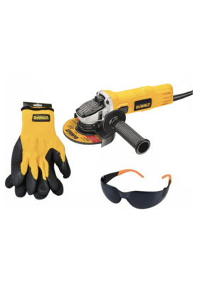 ESMERILADORA DEWALT 41/2 DWE4020 +GTS.+LENTS. D28402N
