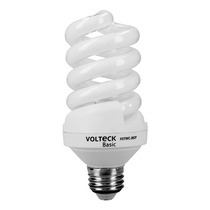 LÁMPARA 20 W, ESPIRAL, LUZ CÁLIDA, T4,EN CAJA ,VOLTECK BASIC-  20104