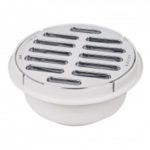 COLADERA UNIVERSAL DE POLIPROPILENO 5", REJILLA CROMADA 49616