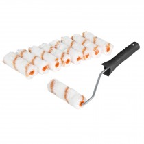 KIT 9 REPUESTOS DE MINI RODILLOS DE 4" Y 1 MANERAL 12132