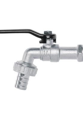 LLAVE DE CHORRO DE ESFERA, 1/2" DE ZINC, PRETUL 23146