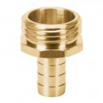 CONEXIÓN DE LATON MACHO DE 3/4" PARA MANGUERA, BLISTER 12287