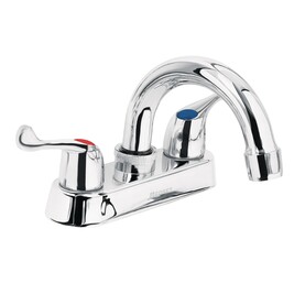 MEZCLADORA PLÁSTICA LAVABO, CUELLO CURVO, MANERALES PALANCA 45512