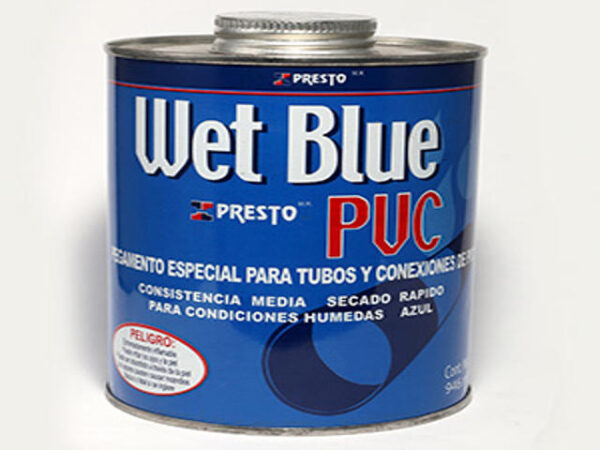 PEGAMENTO PARA PVC AZUL 118ML PRESTO WE BLUE,-  P4 9608
