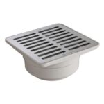 COLADERA PARA PISO CUADRADA UNIVERSAL NET CROMADA ELPRO. CD25