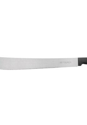 Machete estándar 18" cacha negra inyectada, en bolsa, Truper 10256